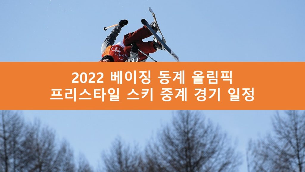 베이징 동계 올림픽 프리스타일 스키 중계
