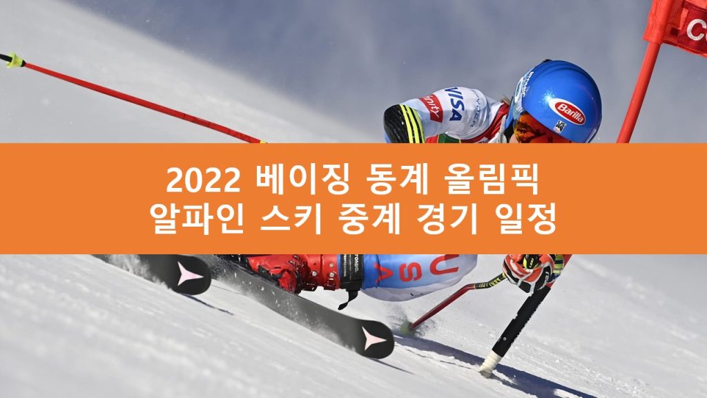 알파인 스키 중계