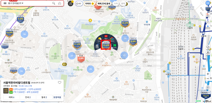 KB 부동산 시세 조회