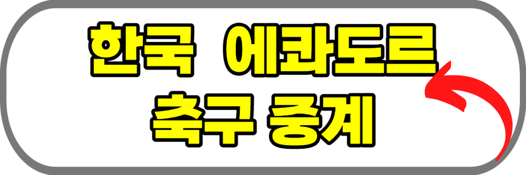 한국 에콰도르 축구 중계