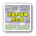 손흥민 중계방송